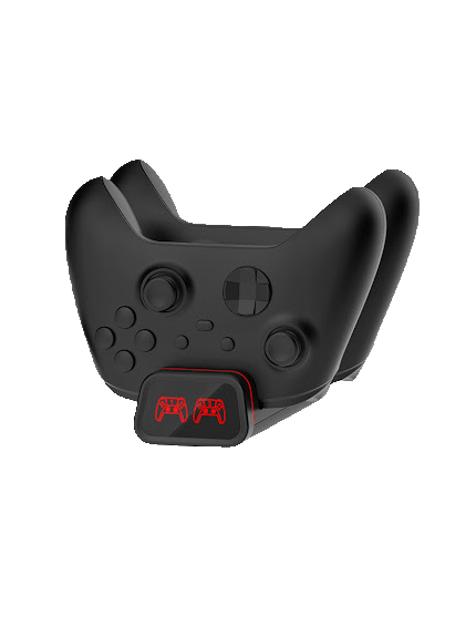 پایه شارژ دسته بازی ایکس باکس چراغ دار  Dobe مدل Charging Dock به همراه 2 عدد باتری